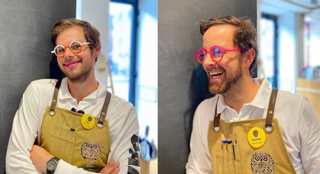 Baptiste et Remi portent des theo de couleur